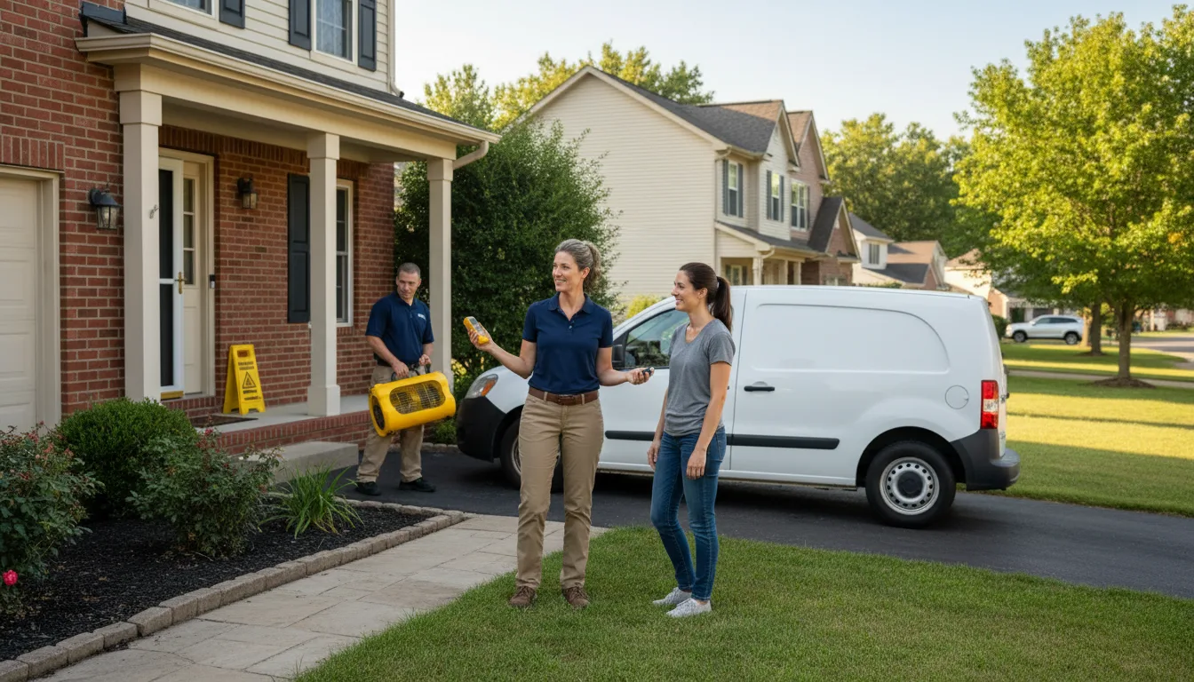 Water restoration image for Water Damage & Restoration Services in Rumford, RI